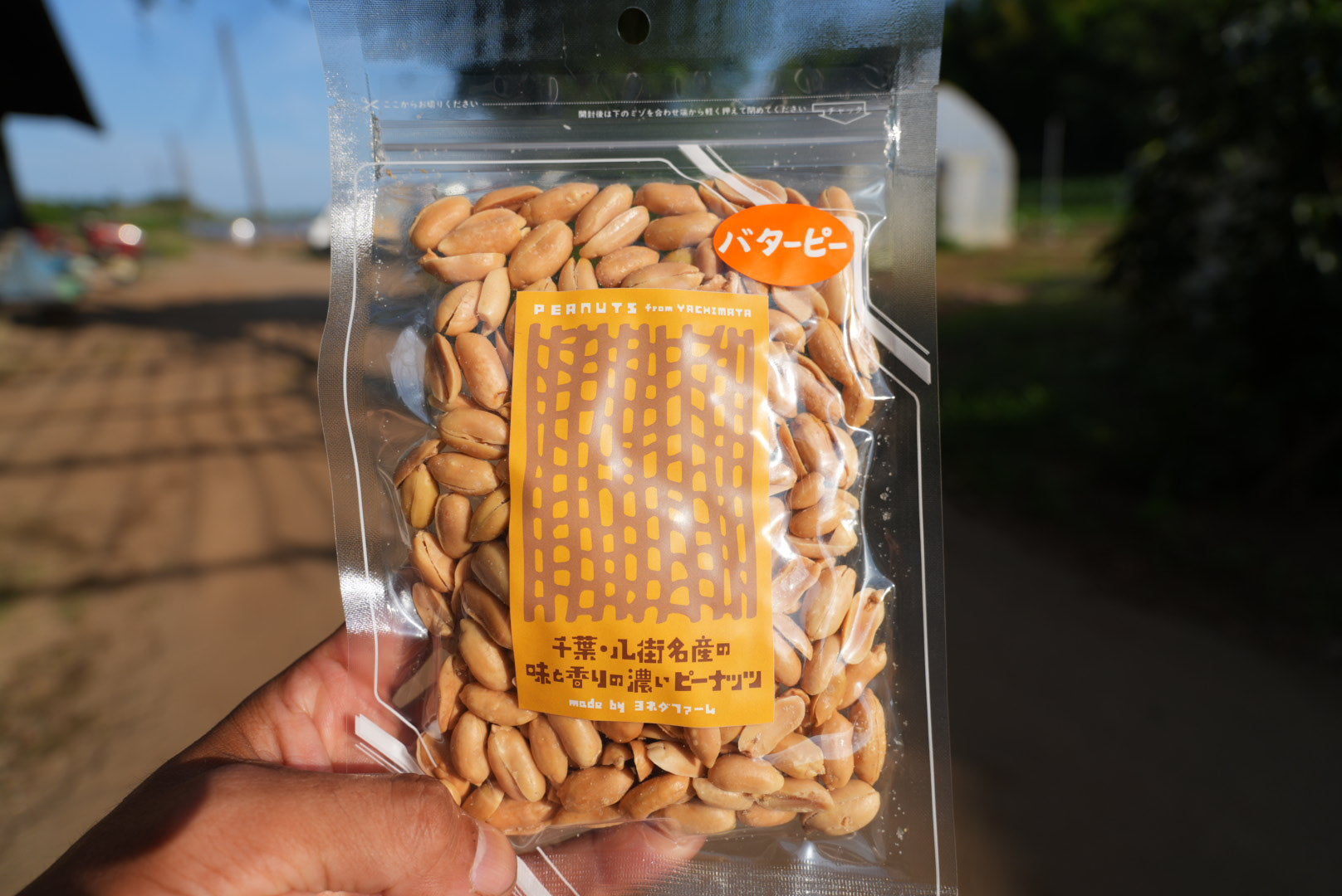 八街名産の味と香りの濃いピーナッツ（バタピー）